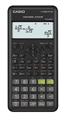 Casio FX-82ES Plus-2 - Calculadora científica, 252 Funciones, 11 x 77 x 162 mm Negro