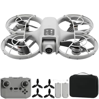 Mini Drone para Niños con Camara 1080P, Drone Quadcopter con Luces, RC Helicopteros con Vuelo Automático, Modo sin Cabeza, 3D Flip y 2 Baterías, Quadcopter Regalo para Niños y Principiantes