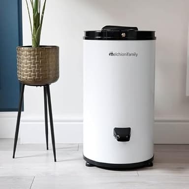 Melchioni Family TORNADO Secadora Centrífuga Inox, Secadora Portátil Ahorra Espacio, Centrifugadora Silenciosa, Capacidad 6 kg, 3200 RPM