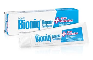 Bioniq® Pasta dental reparadora Protección encías - 1 x 100 ml, con esmalte dental artificial, protege encías, sarro y placa dental