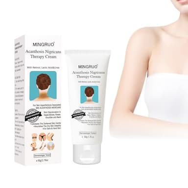 MINGRUO Crema Terapéutica Acantosis Nigricans y Blanqueadora Axilas, Reducción de Manchas Oscuras, Crema Correctora de Manchas Oscuras, Blanqueamiento e Hidratación para Mujeres