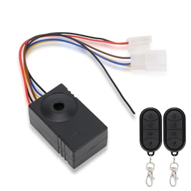 Alarma Inalámbrica De Motocicleta/Bicicleta, Alarma De Seguridad Antirrobo con Control Remoto Seis bocinas envolventes de Sonido, Súper Fuerte para Bicicleta, Motocicleta, Scooter, Coche, Remolque