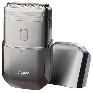 Afeitadoras eléctricas de Láminas para Rostro y Cabeza Calva para Hombres, Máquina de Afeitar eléctrica Portátil de Viaje, Afeitadora Facial para Barba Húmedos y Secos, USB-C Recargable