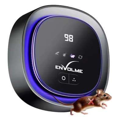 ENVOLME - Repelente Ultrasónico de Plagas- Repelente Cucarachas - Ahuyentador de Ratas - Anit Ratas - Anti Ratones - Anti Cucarachas electrico - Sonido Casi Inaudible