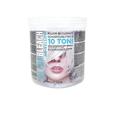 KayPro Ultra Bleached 500 Gr - Polvo Decolorante Antiamarillo. Aclaración hasta 10 Tonos. Máxima Aclaración - Máxima Protección con Oligosacáridos Beta-D Fructosa