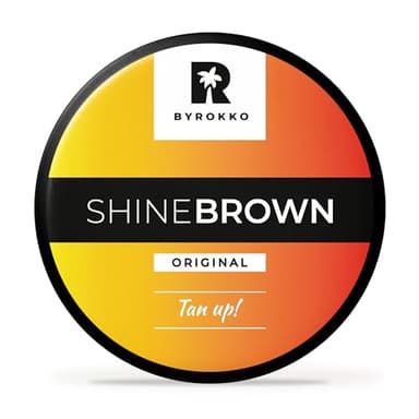 BYROKKO Shine Brown Acelerador Bronceado (210 ml), Bronceador Corporal eficaz en Soláriums y Sol exterior, Crema Bronceadora para un Bronceado Natural con Ingredientes Premium