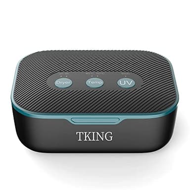 Secador electrónico para audífonos, Ultra Violet C (UV-C) Clean and Dehumidifier Automatic Dry Case