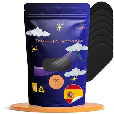 30 Tiras Bucales para Dormir- Mouth Tape- QR guía descanso gratis- Cinta Bucal para Dormir y Reducir Ronquidos- Parches Boca para Dormir