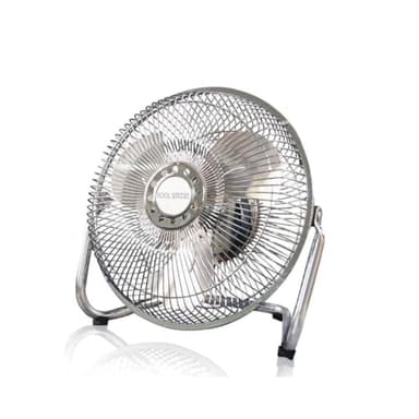 Max Star Ventilador de Mesa de 23 cm, 3 Velocidades, Motor 38W, Rejilla de Seguridad, Cabezal Ajustable, VS9
