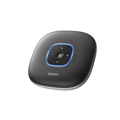 Anker PowerConf Altavoz Bluetooth para Conferencias con 6 Micrófonos Integrados, Captación y Grabación de Voz Mejorada, 24 Horas de Autonomía, USB-C, Certificado por Zoom, para Oficina en Casa