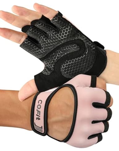 COFIT Ventilados Guantes de Gimnasio, Ligeros Guantes de Fitness de Verano Multiusos para Levantamiento de Pesas, Ciclismo, Ejercicio, Escalada y Remo