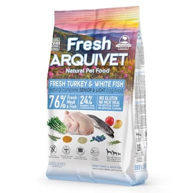 Arquivet Fresh Senior Light Pavo & Pescado Blanco 2,5Kg - Pienso Semihúmedo