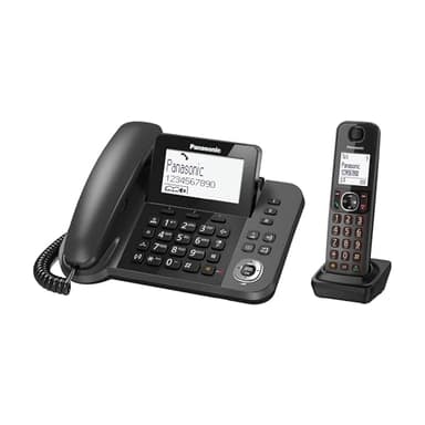 Panasonic KX-TGF310 - Teléfono Fijo Color Negro