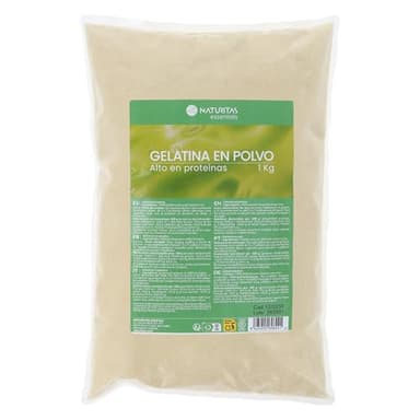 Gelatina en Polvo | 1 kg | Naturitas Essentials | Gelatina Neutra Sin Sabor | Alto Contenido en Proteína (87-93%) | Ideal para Repostería y Batidos