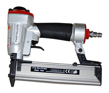 Clavadora Neumática FASTGUN P630 para agujas 0,6 mm y hasta 30 de largo + 1.000 Puntas + Maletín + Aceite para engrase + Llaves - Especial Tapetas