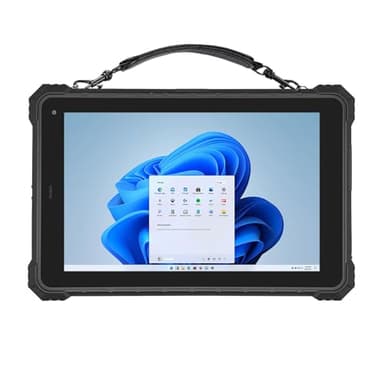 RUGLINE Tabletas resistentes IP68 RT-I10Y, tablet Windows de 10.1 pulgadas, Windows 11 Pro Upgrade, 8 GB + 128 GB, Intel N5100, GPS 4G LTE, tableta de mano industrial con correa de mano para trabajos