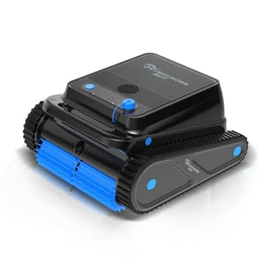 EVERCROSS BOT U8 Robot de Piscina, Robot Piscina Limpiafondos y Paredes Dura hasta 120 Min, 4 Modelos, Motor Cuádruple, Navegación Inteligente, Estacionamiento Automático, Piscinas Enterradas de 200m²