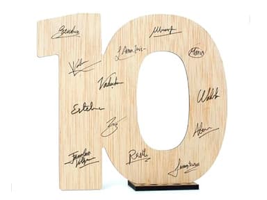 CONTRAXT Regalos 10 Aniversario Bodas. Regalos Ideas originales Tarjeta Felicitacion Aniversario Postal detalles Cumpleaños Bodas Pareja Novios Felicidades Hombre Mujer cumpleanos Niño (10)