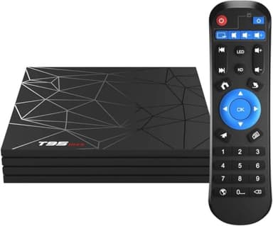 Android 10.0 TV Box, Android TV Box con 4 GB de RAM y 32 GB de ROM Allwinner H616 Quad-Core Cortex-A53 Compatible con 3D, 4K y 6K WiFi y 100M Ethernet Smart Box para televisión