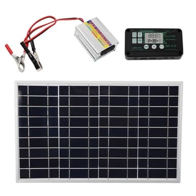 Kit de Panel Solar 30W 220W MPPT Inversor de Corriente Controlador Impermeable Portátil para Energía Al Aire Libre