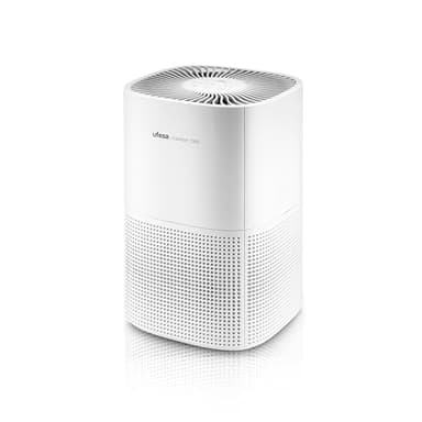 Ufesa Comfort 1300 Purificador de Aire con Filtro HEPA, Potencia de 15W, Tasa de Purificación de Aire CADR 130 m³/h, Cobertura hasta 55 m², 3 Velocidades, Silencioso ≤55dB, Blanco