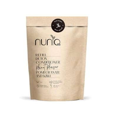NUNIQ Planet Pleaser Acondicionador Natural Sin Siliconas 250 ML, Sulfatos ni Microplásticos | Hidratante Anti-Frizz con Aceite de Argán, Coco & Girasol (Refill Acondicionador 250 ML)