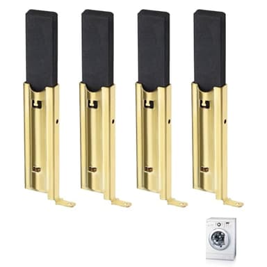 Juego de 4 Escobillas de Carbón L94MF7, Cepillo de Inserción para Motores de Lavadora, Dimensiones 5 x 13.5 x 39.6 mm, Repuestos Cepillo Compatibles con Varios Modelos de Electrodomésticos