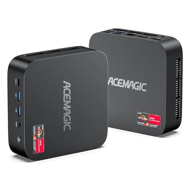 ACEMAGIC Kron Mini K1 Mini PC, AMD Ryzen 4300U Windows 11 Pro Mini PC(4C/CT,3.7 GHz, Mejor 3500U/N150/N97), 16GB DDR4 512GB Mini Ordenador, Pantalla Triple 4K/ WIFI5, Educativo/Oficina/Audiovisual