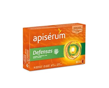 APISERUM - Apisérum Defensas Cápsulas - Jalea Real con Vitamina C, Reishi y Shitake - Mantiene y Refuerza las Defensas - Tratamiento para 30 Días