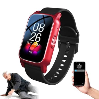 Reloj Localizador GPS Adultos Personas Mayores con Detección De Caídascon Botón De Llamada De Emergencia Monitoreo De La Salud para Mayores Red