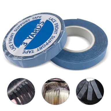 MeoZynxadril 2 Rollos Cinta Adhesiva, Cinta Adhesiva Doble, Cinta de Extensión Pelo, Adhesivas para Tape Extensiones, Invisible Cintas Adhesivas, Cinta para Extensiones, Para pelucas y postizos