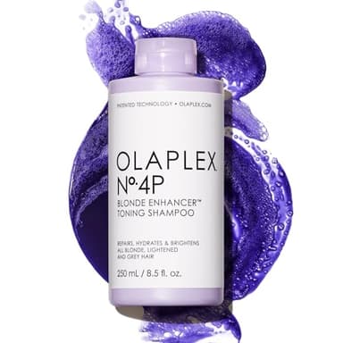 Olaplex No 4P Champú Tonificador para Tonos Rubios y Claros, Neutraliza Tonos Amarillos y Anaranjados, Repara Cabello Dañado, Todo Tipo de Cabello, Sin Sulfatos Ni Parabenos, 250ml