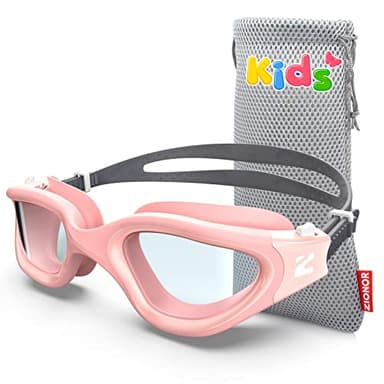 ZIONOR Gafas de natación G1MINI, cómodas, antiniebla, protección UV, para niñas y niños (años 6-14)