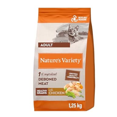 Nature's Variety Healthy Grains Pienso para Gatos Adultos con Pollo - 1,25kg