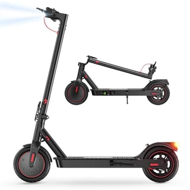 8.5" Patinete Electrico Plegable para Adolescentes Y Adultos, Motor de 35O, Autonomía 30KM, MAX 25 KM/H, 187.2WH Batería, Carga 100KG, Frenado Dual, 3 Modos De Elocidad, Desplazamientos Diarios
