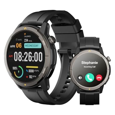 AGM Legion 2025 - Reloj inteligente militar para mujeres y hombres con función de teléfono, reloj inteligente AMOLED HD de 1.43 pulgadas con más de 100 modos deportivos, frecuencia cardíaca, monitor