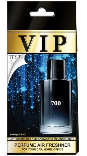 VIP Paquete de 5 | Aromas prémium para coche, ambientadores de larga duración para coche, hogar y oficina - Fragancias lujosas inspiradas en las mejores casas de perfumes