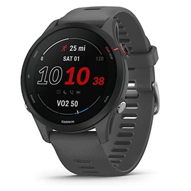 Garmin Forerunner 255, Reloj Inteligente para Correr con GPS, Garmin Pay, Autonomía de hasta 14 Días, Gris Pizarra