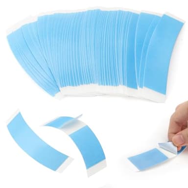 60pcs Cinta Adhesiva Peluca, Cinta de Peluca Delantera de Encaje Invisible Impermeable Cinta de Doble Cara para Pelucas Cinta de Pegar Pelucas Adecuada para Peluca de Encaje Cinta