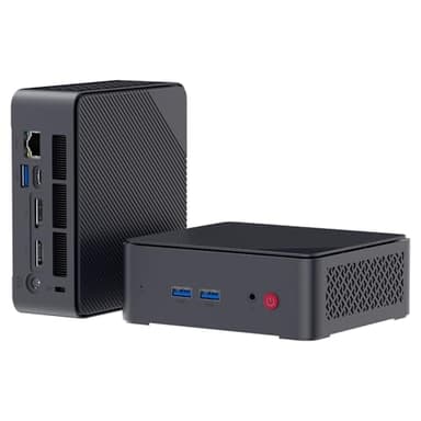 AWOW Mini PC AMD Ryzen Embedded R2514 (4 núcleos, hasta 3,7 GHz), 16 GB DDR4, 512 GB SSD PCIe 3.0, Gráficos Radeon, Pantalla 4K, LAN 1000 Mbps, WiFi 5