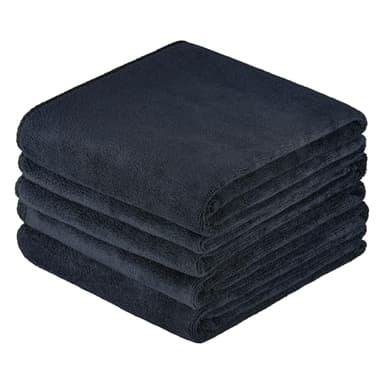 Starvortex 4Pc Toallas Gimnasio, 75 x 35cm Toalla Microfibra Gimnasio, Suave Toallas Microfibra, Toalla Gimnasios Hombre Mujer, Absorción de Agua Fuerte Toalla Yoga para Viajes Gimnasios Camping