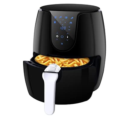 Vpcok Direct Freidora sin Aceite, 3,5L Freidora de Aire Caliente con 6 Programas, Air Fryer con Temperatura y Temporizador Ajustable, Cesta Antiadherente, Libre de BPA