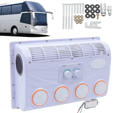 Aire Acondicionado De Techo For Camión, Caravana, Excavadora, Furgoneta, Vehículo Agrícola, Conjunto De Evaporador De Aire Acondicionado For Automóvil, 12 V/24 V CC.(24v)