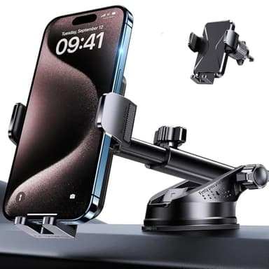 DUCHSAN Modelos de Soportes para teléfono de Coche para Mercedes Benz Vito (W447) Compact (W447) 2014-2024 2025, 360° para salpicadero, Parabrisas o Montaje en Pared