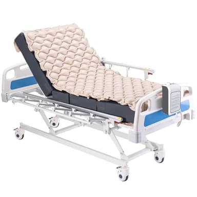 AITX Colchón Antiescaras con Compresor - 130 Celdas de Aire con 3 Modos & Bomba <45dB para Camas Hospitalarias, Residencias y Uso Doméstico (90x 200cm)