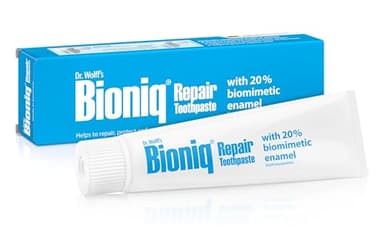Bioniq Repair-Toothpaste – Pasta Dental Reparadora sin Flúor con Hidroxiapatita 1 x 100 ml - Esmalte Dental Artificial para Reparar Esmalte Dañado - Proteger Dientes Sensibles y Reducir Placa Dental