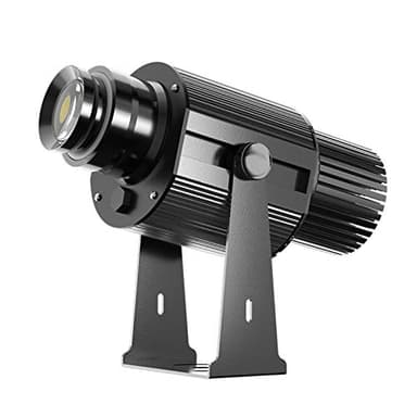 Proyector Gobo LED de 25W - Proyector de Logo Personalizado para Negocios, Eventos, Restaurantes y Tiendas - Proyección de Alta Calidad para Visibilidad de Marca - Color Negro