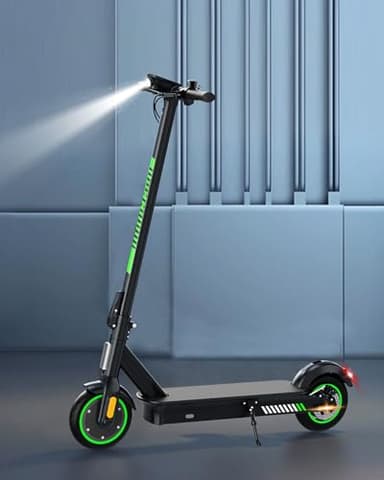 Acer - Patinete eléctrico para adultos, hasta 25 km/h, 250 W-500 W, neumáticos sólidos de 8,5 pulgadas, batería de 7,5 AH, autonomía 20 – 30 kg, carga máxima 100 kg, doble freno, eléctrico patinete