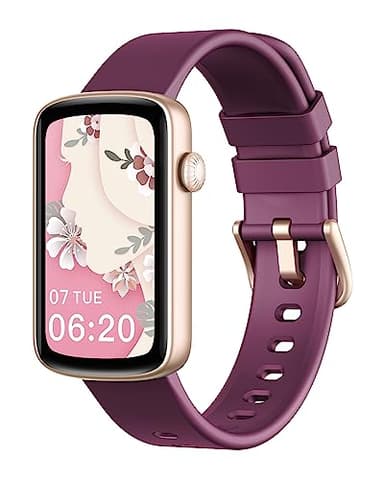 Shang Wing Reloj Inteligente Mujer,Pulsera Inteligente con Oxímetro, IP68 Impermeable,DIY Esfera Reloj, Monitor Sueño, Podómetro, Pulsómetro Smartwatch Mujer para Android iOS