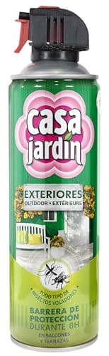 CASA JARDÍN | Insecticida Aerosol | Protección para Todo Tipo de Insectos Voladores | Insecticida Efectivo | Indicado en Espacios Abiertos o Semiabiertos | Protección Durante 8 Horas | 500 ml